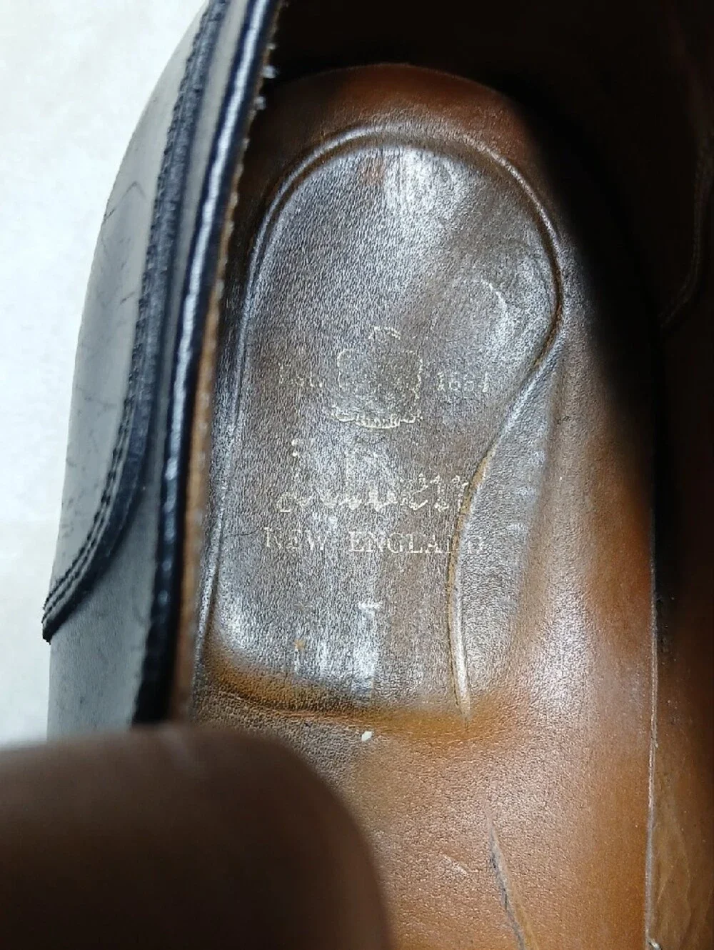 Alden 971 Straight Tip Blucher Black Leather Cap-Toe Derbys Size 10.5 B